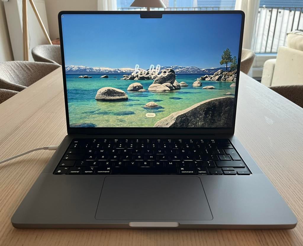 MacBook Pro 14” M1 Pro (2021) – 16GB / 512GB – QWERTY, Informatique & Logiciels, Apple Macbooks, 512 GB, Comme neuf, MacBook, 16 GB