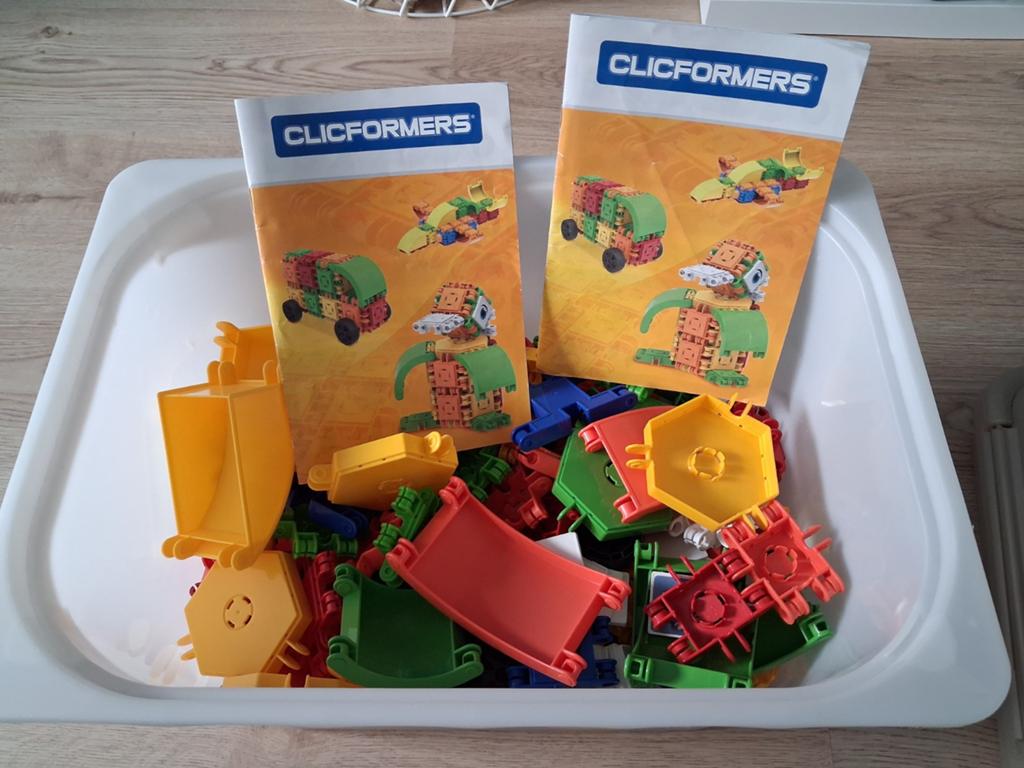 2x Clicformers basis set 50 stuks (samen verkocht), Ophalen, Zo goed als nieuw, Bouwen