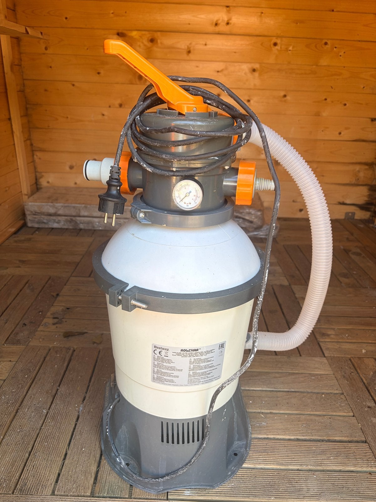 Pompe à sable Bestway Flowclear 3 028 L/h – Excellent état, Enlèvement, Comme neuf, Pompe