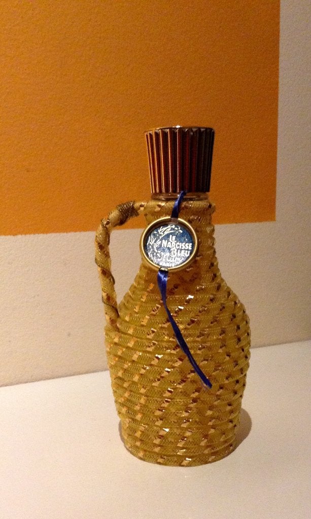 Flacon Ancien Parfum Vintage narcisse bleu Mury art déco, Collections, Parfums, Enlèvement ou Envoi, Utilisé, Bouteille de parfum