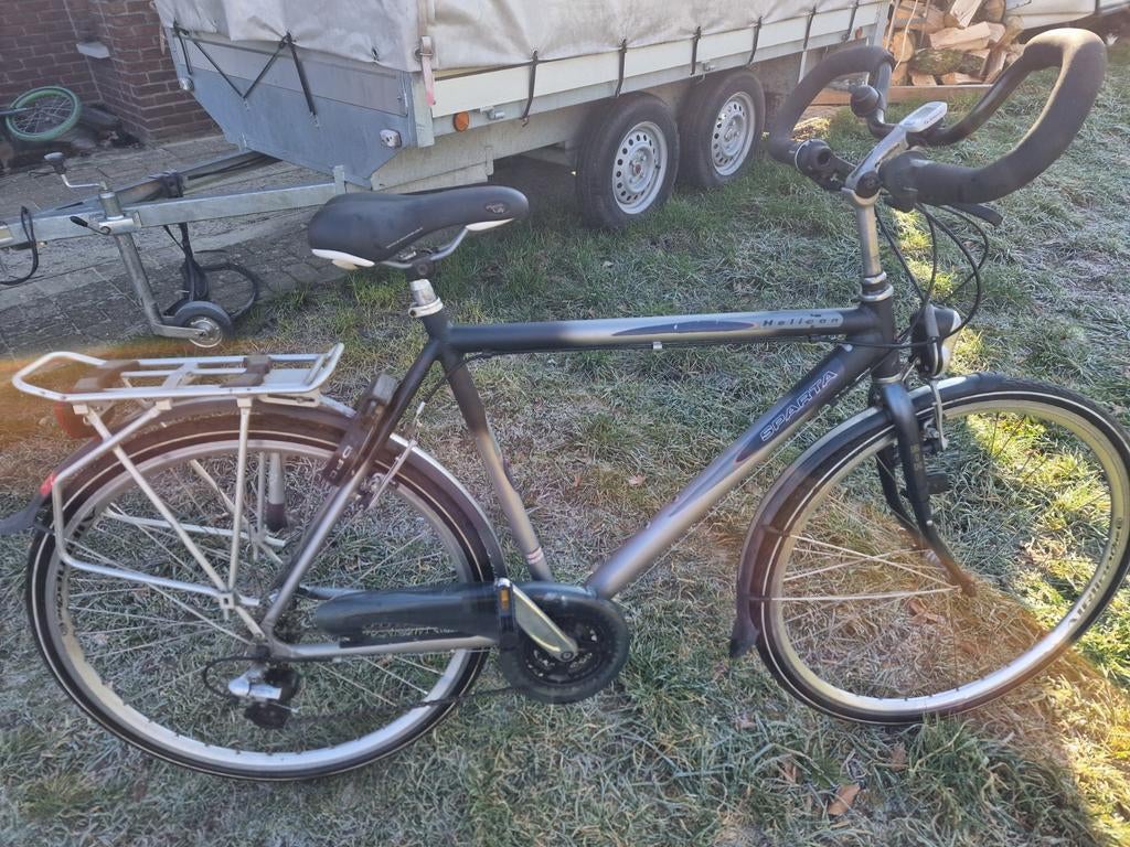 Herenfiets sparta helion 28" 59 cm, Sparta, Vitesses, Frein sur jante, 57 à 61 cm