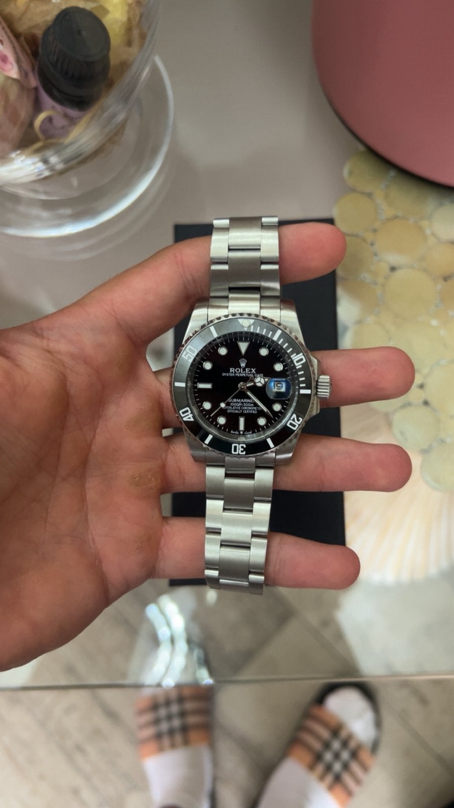 Rolex Submariner Date – Cadran Noir & Lunette Cerachrom, Rolex, Enlèvement, Acier, Acier