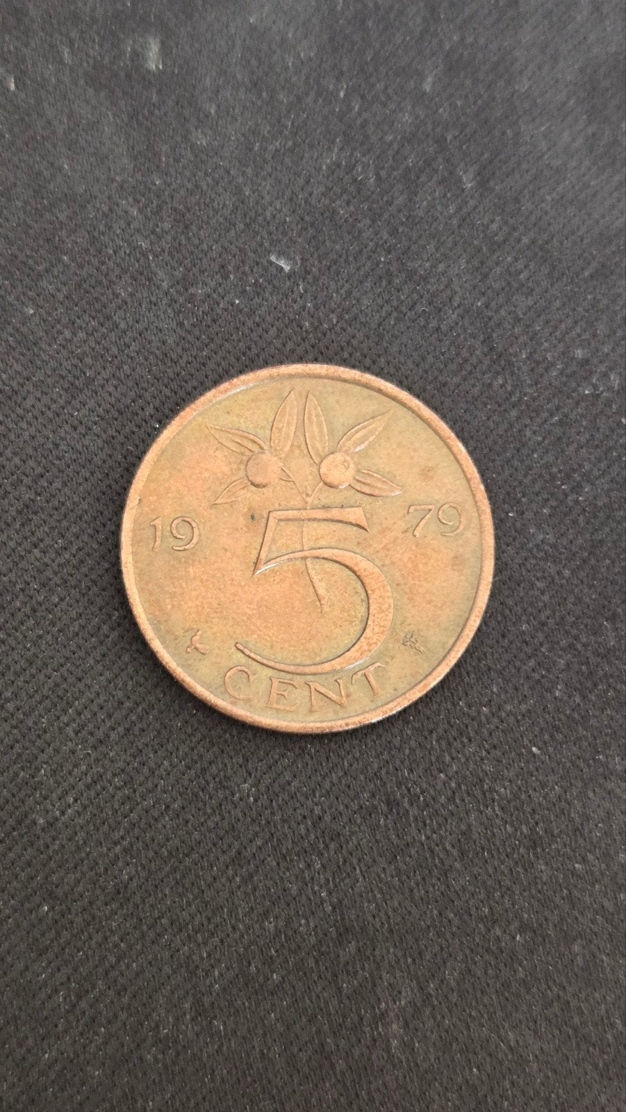 Juliana koningin der nederlanden 5 cent 1979, Timbres & Monnaies, Monnaies | Belgique, Enlèvement, Bronze, Monnaie en vrac