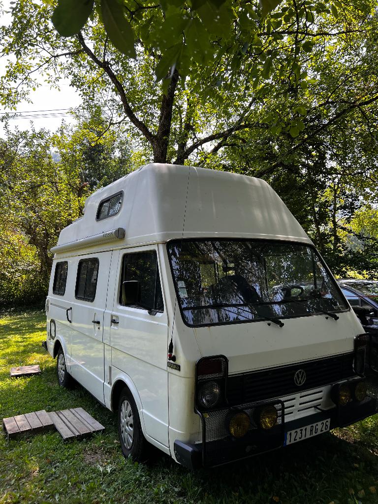 Camping Car Vintage, Caravans en Kamperen, Mobilhomes, Particulier, Standkachel, Koelkast, Volkswagen