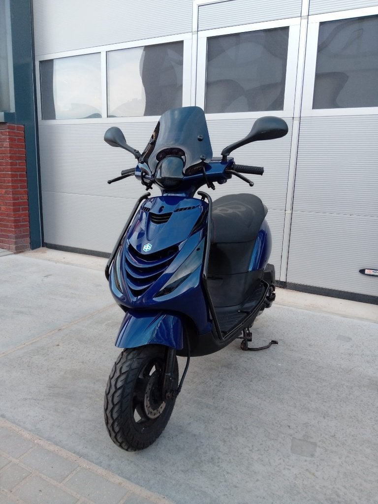Piaggio Zip 4T A-klasse Donkerblauw | Full Led | Garantie ✅, Ophalen of Verzenden, Zo goed als nieuw, 50 cc, Klasse A (25 km/u)
