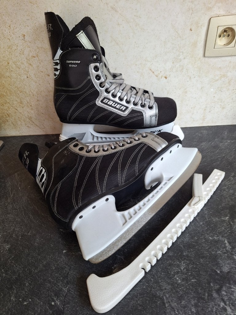 IJSSCHAATSEN MAAT 45 - BAUER, Bauer, Patinage artistique, Comme neuf, Enlèvement