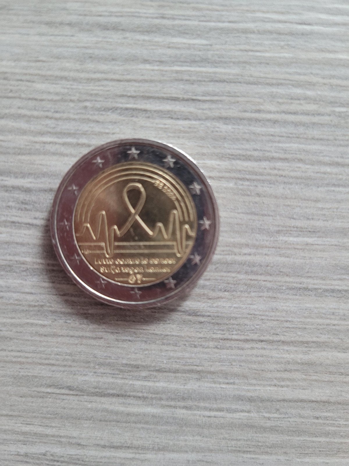 kankerfonds, Postzegels en Munten, Ophalen of Verzenden, 2 euro