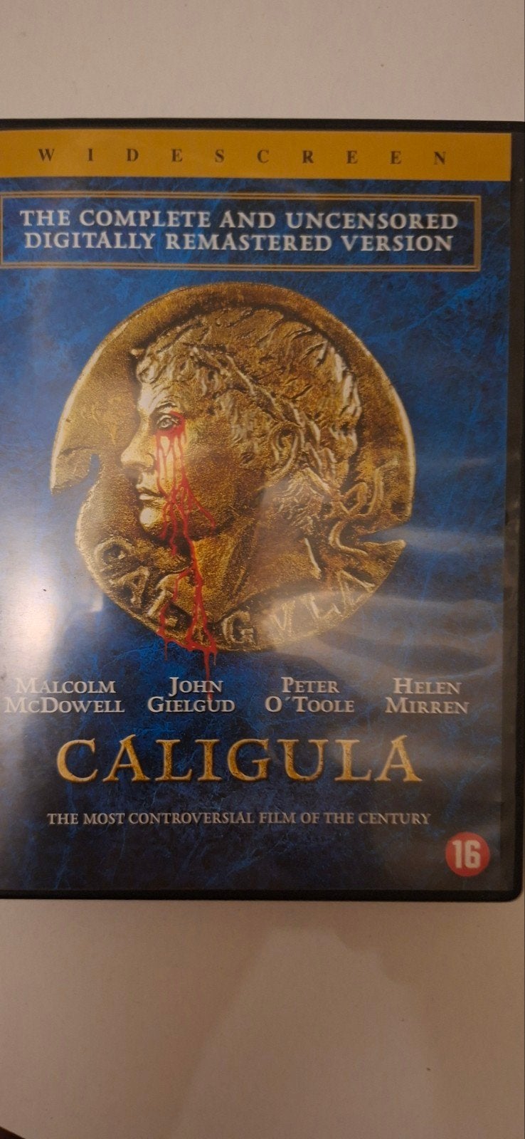 DVD CALIGULA, Cd's en Dvd's, Dvd's | Avontuur, Vanaf 16 jaar, Ophalen, Zo goed als nieuw, Breedbeeld