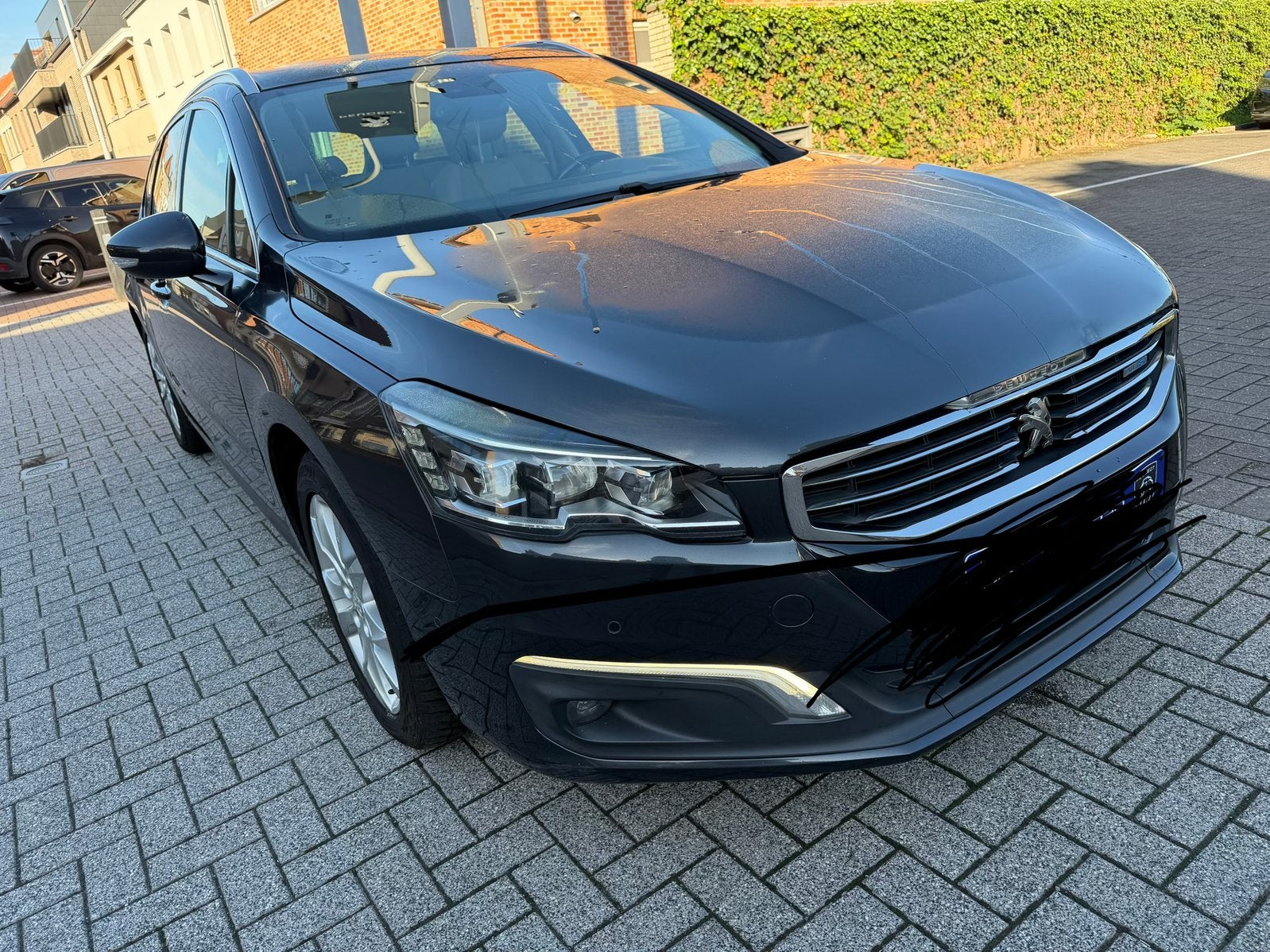 Peugeot 508 SW 2.0 blueHDi Euro 6b bouwjaar 2014 km 182114, Autos, Peugeot, Cuir, Argent ou Gris, Achat, Boîte manuelle