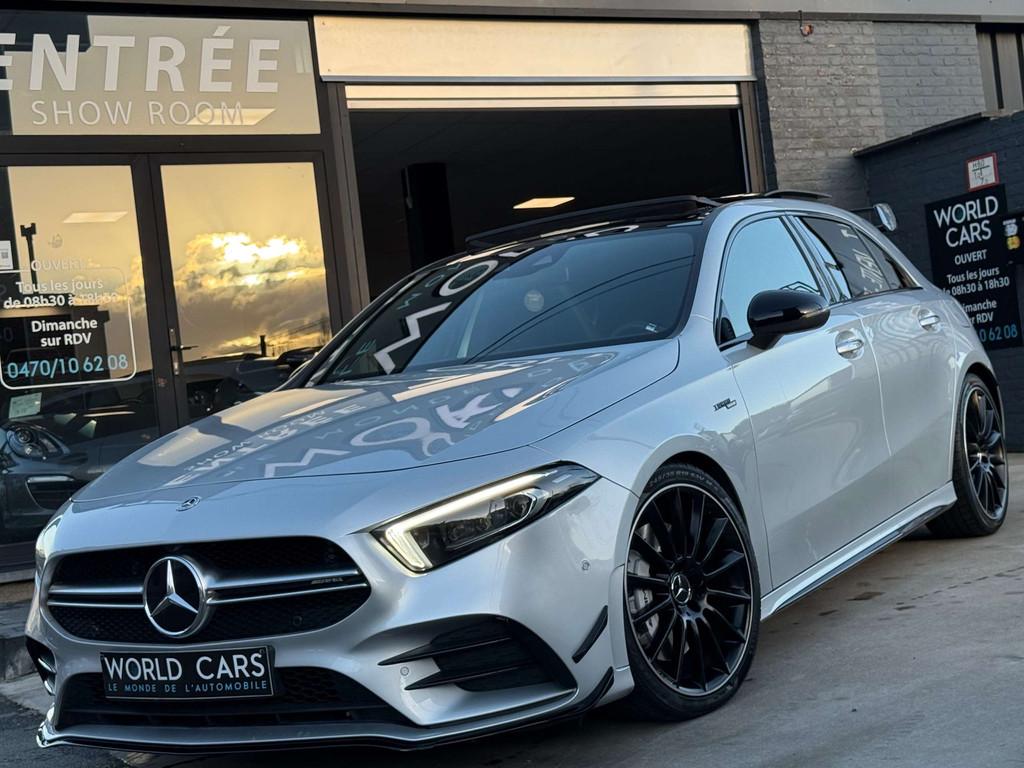 Mercedes-Benz A-Klasse 35 AMG 4-Matic AERO TOIT PANO COCKPIT, Auto's, Mercedes-Benz, Bedrijf, Te koop, A-Klasse, 4x4, ABS, Adaptieve lichten