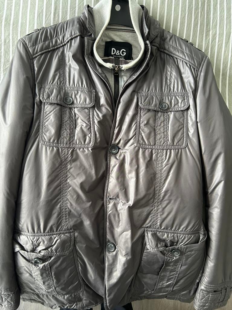 Herenjas Dolce&Gabana, Ophalen, Zo goed als nieuw, Maat 52/54 (L), Beige