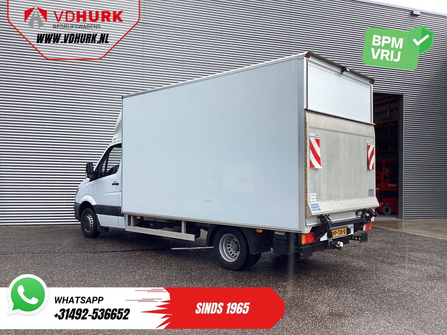 Mercedes-Benz Sprinter 516 2.2 CDI Bakwagen Laadklep/ Euro 6, Wit, Mercedes-Benz, Bedrijf, Te koop