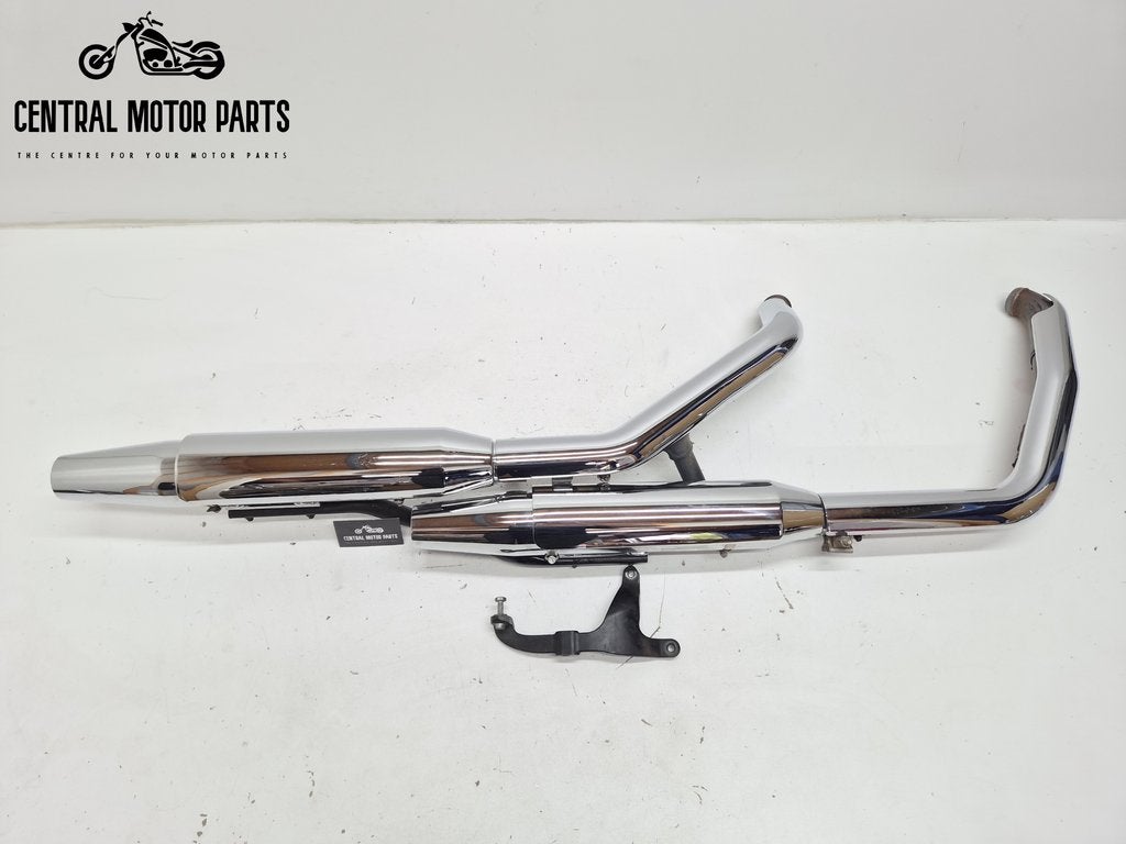 Chromen Uitlaat Dyna 2006-2017, Motoren, Onderdelen | Harley-Davidson, Verzenden, Gebruikt