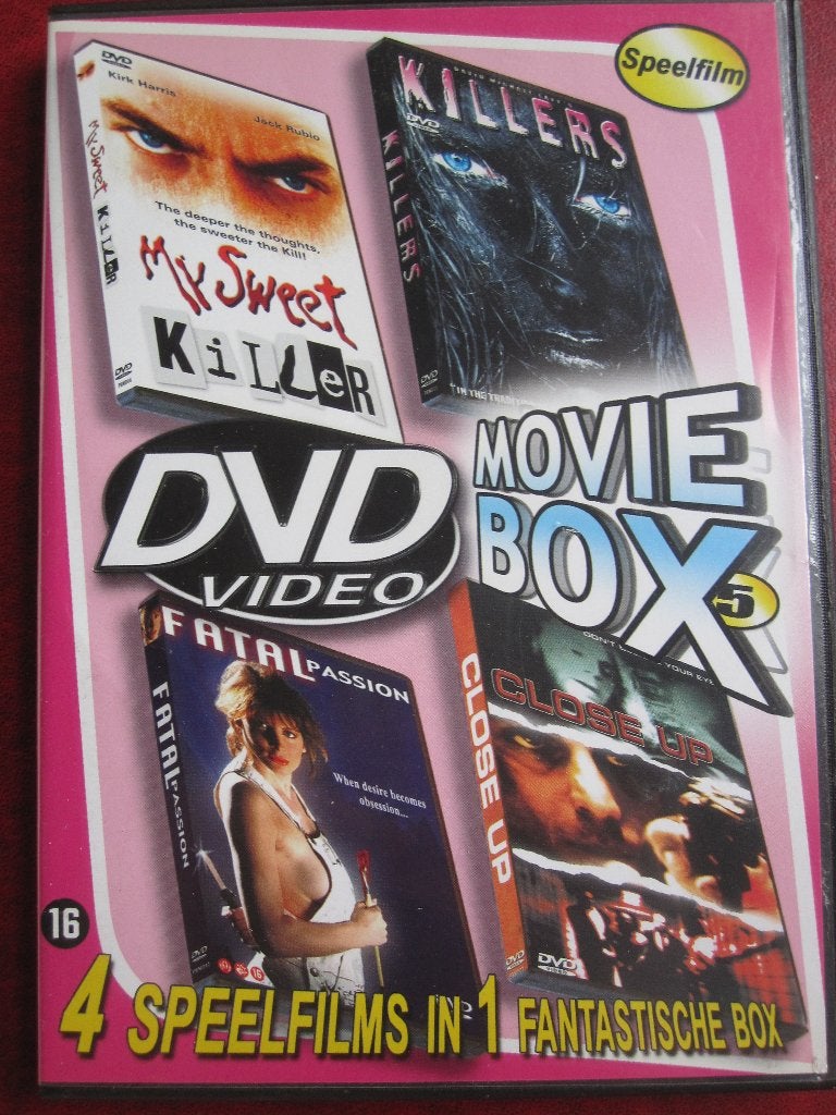 DVDVideo Moviebox 5 (4 films sur 2 disques), Enlèvement ou Envoi, Anglais, Thriller d'action, À partir de 16 ans
