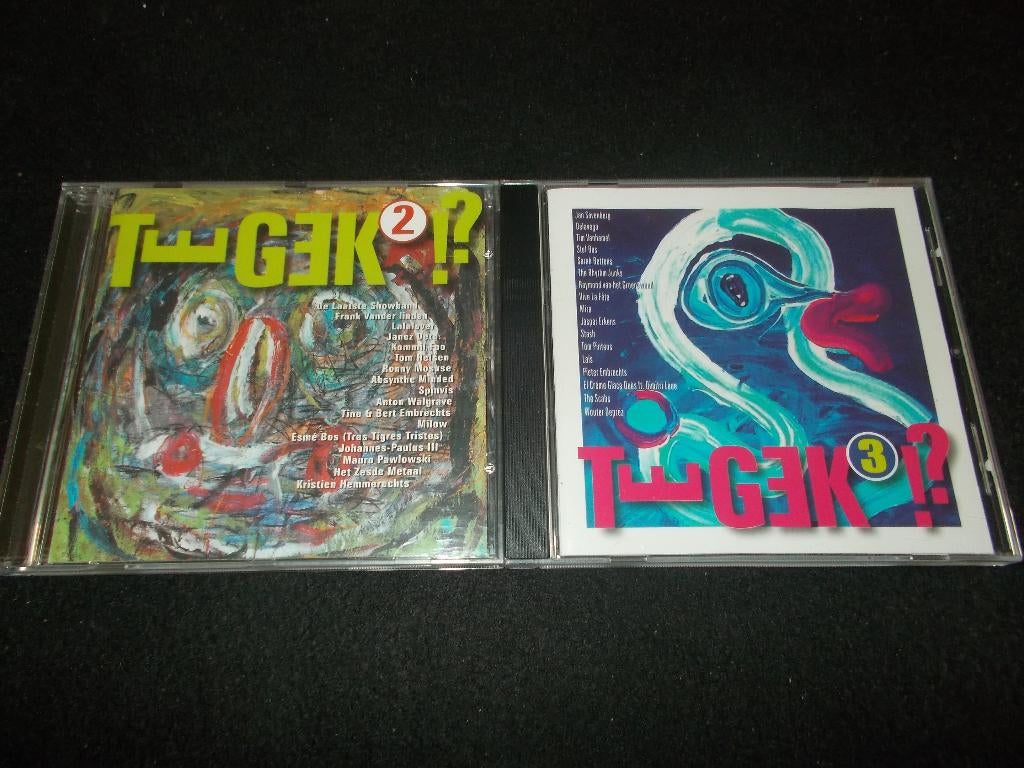 2x CD - TE GEK - 2 en 3 - Belpop - Diest - compilatie., Cd's en Dvd's, Cd's | Verzamelalbums, Zo goed als nieuw, Pop, Ophalen
