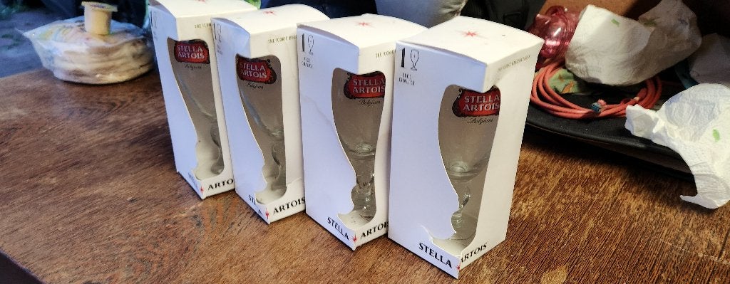 Stella Artois glazen.  Prijzen afhankelijk van glas., Enlèvement, Comme neuf, Verre ou Verres, Stella Artois