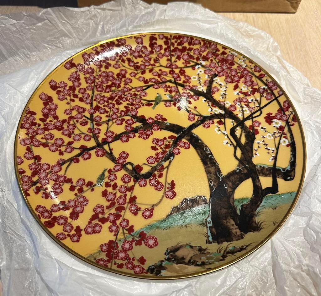 OISEAUX ET FLEURS D'ORIENT FRANKLIN MINT, Enlèvement, Comme neuf, Assiette
