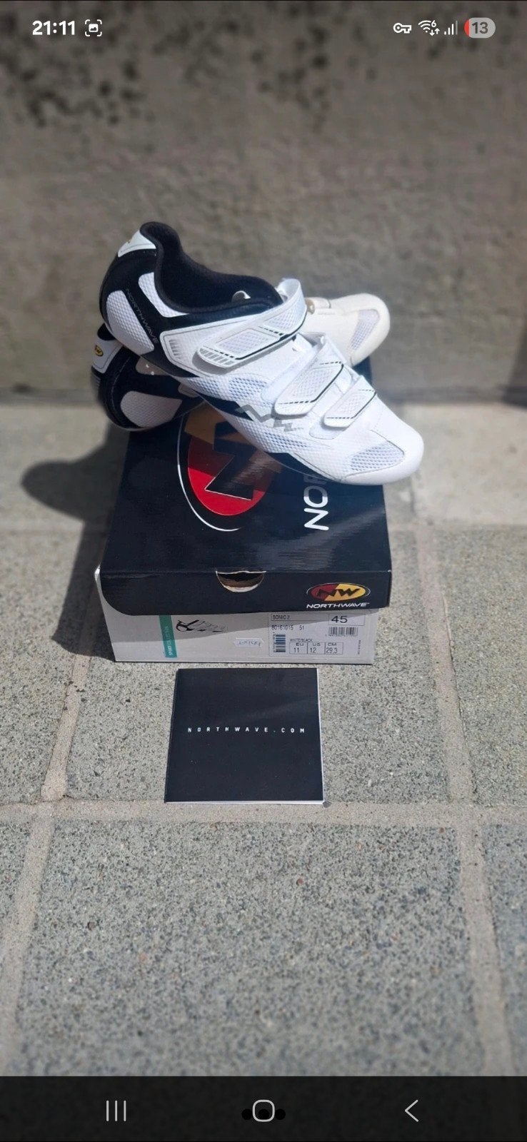 Chaussures de vélo de route Northwave Sonic 2 - blanc/noir -, Neuf, Femmes, Enlèvement ou Envoi, Autres tailles