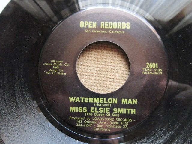 Miss Elsie Smith‎ — Watermelon Man/Hi-Love, 7 inch, Originele persing, Ophalen of Verzenden, Zo goed als nieuw