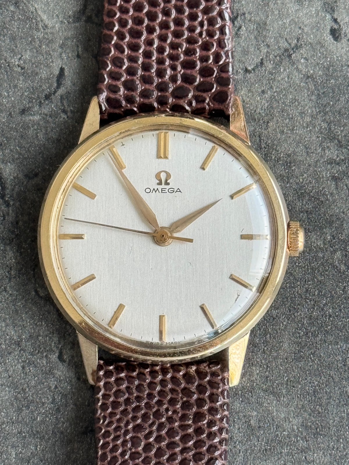 Montre vintage Omega en or 14 carats, Enlèvement ou Envoi, Or, Omega