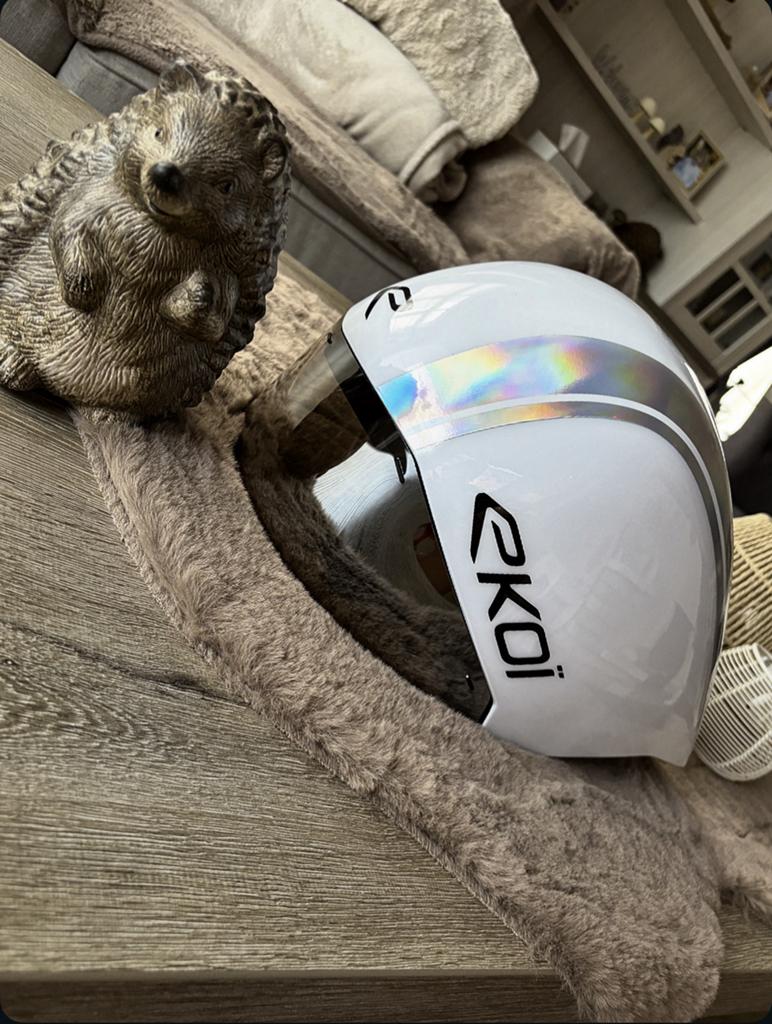 Tijdrithelm ekoi pure aero maat Small, Ophalen, Zo goed als nieuw, Helm