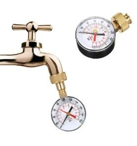 Waterdrukmeter - 3/4'' Vrouwelijk 0 - 200 PSI --- 0 - 14 Bar, Ophalen of Verzenden, Nieuw