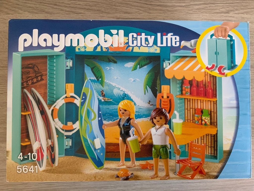 Playmobil 5641 city life surfshop (1 stukje ontbreekt, foto), Enfants & Bébés, Enlèvement, Utilisé, City life