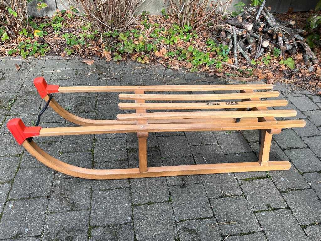 Houten slee in goede staat, Kinderen en Baby's, Ophalen, Gebruikt