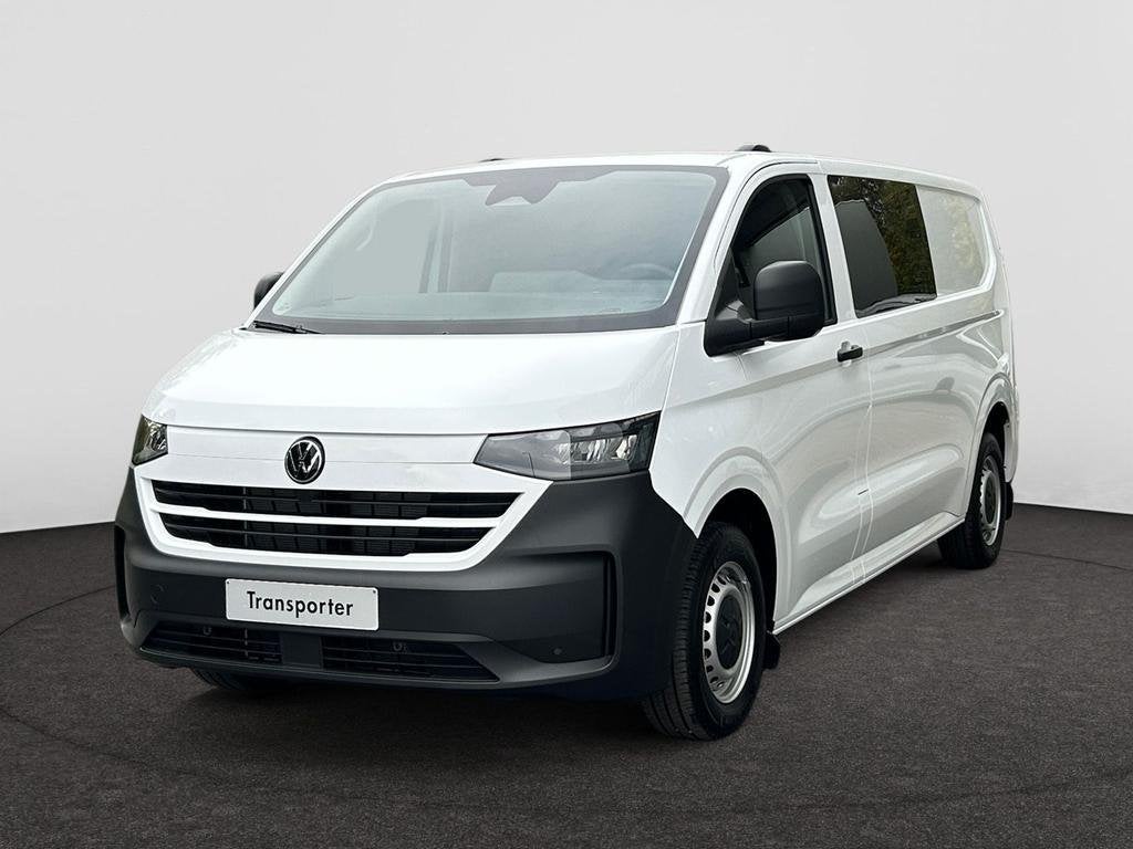 Volkswagen Transporter T7 28 Fou Lwb Transporter Dubbele cab, Auto's, Volkswagen, Wit, Overige carrosserie, 193 g/km, Te koop
