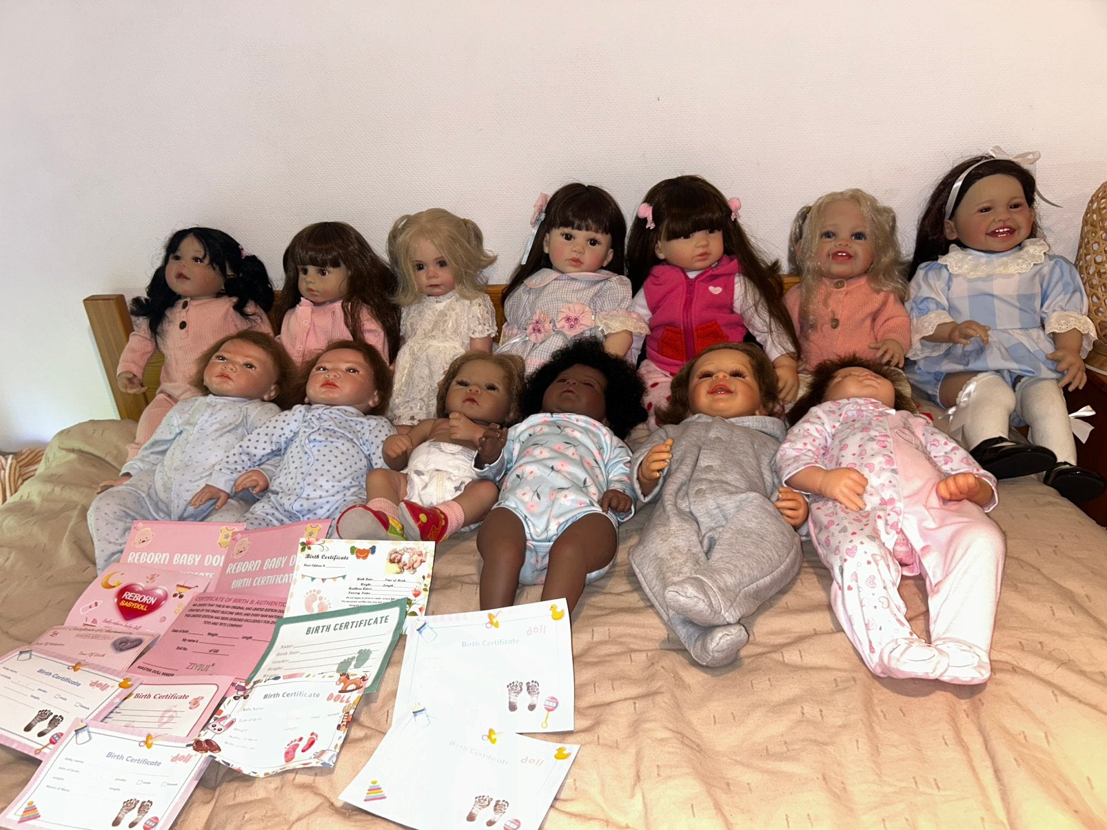 Reborn poppen, Verzamelen, Poppen, Ophalen of Verzenden, Zo goed als nieuw, Pop