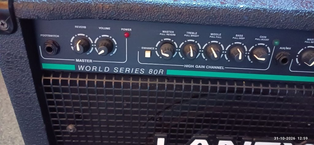 Laney World series 80R gitaarversterker, Musique & Instruments, Enlèvement ou Envoi, Utilisé, Guitare, 50 à 100 watts