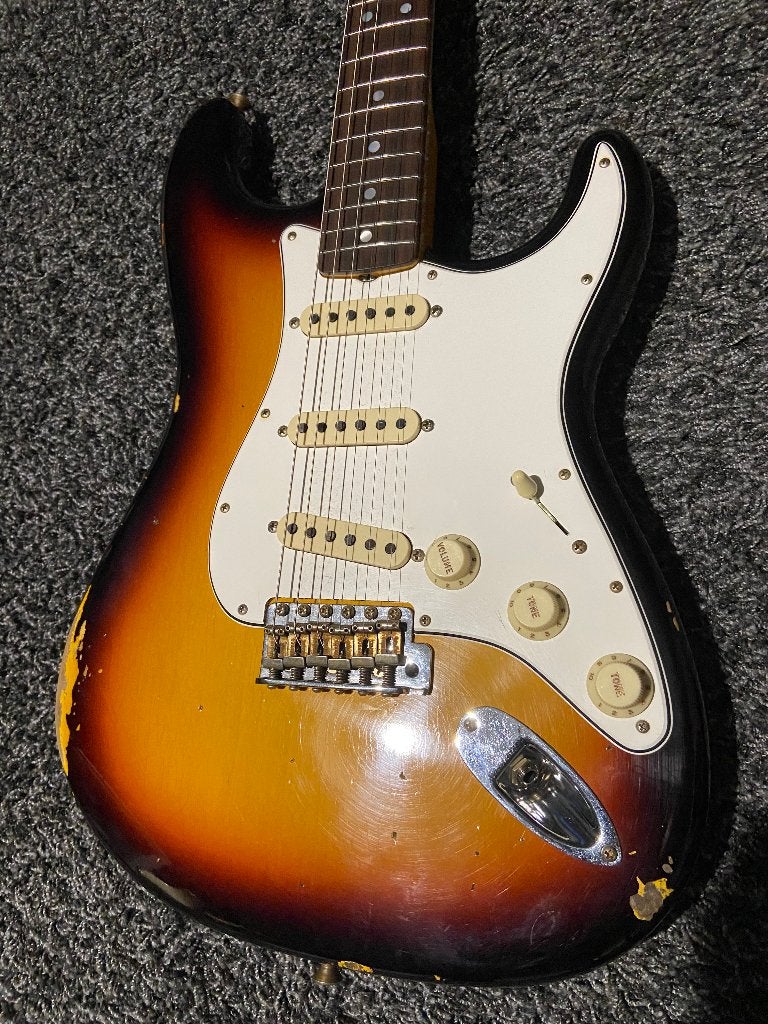 2023 Fender Custom Shop Stratocaster Late 64 ltd ED, Ophalen, Zo goed als nieuw, Solid body, Fender