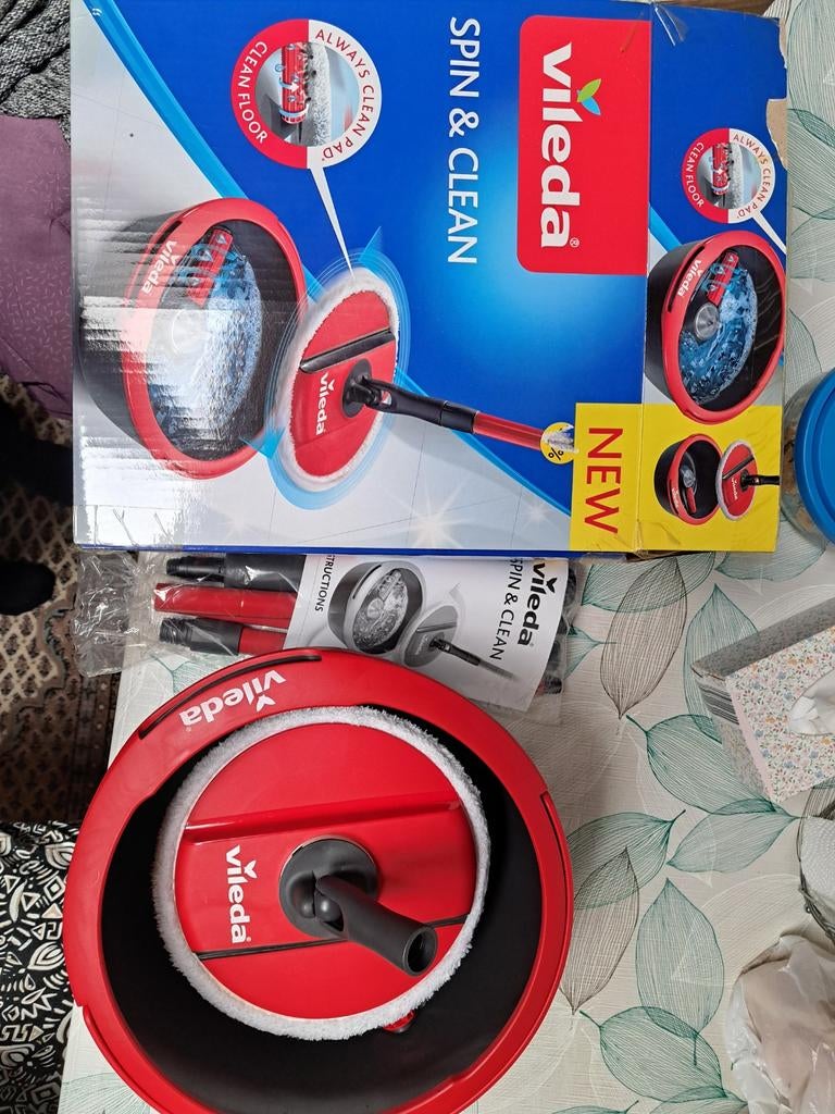 Vileda spin en claen, Enlèvement