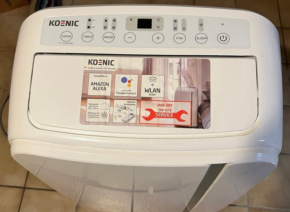Mobiele airco 12.000 BTU, Ophalen, 3 snelheden of meer, Zo goed als nieuw, Koelen en Ontvochtigen