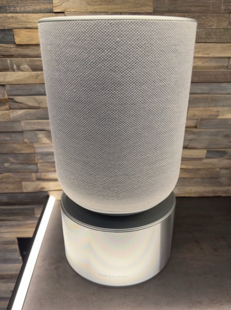 Bang & Olufsen Beosound Balance Natural Aluminium - B&O, Audio, Tv en Foto, Luidsprekerboxen, Info@bang-olufsen.dk, Zo goed als nieuw