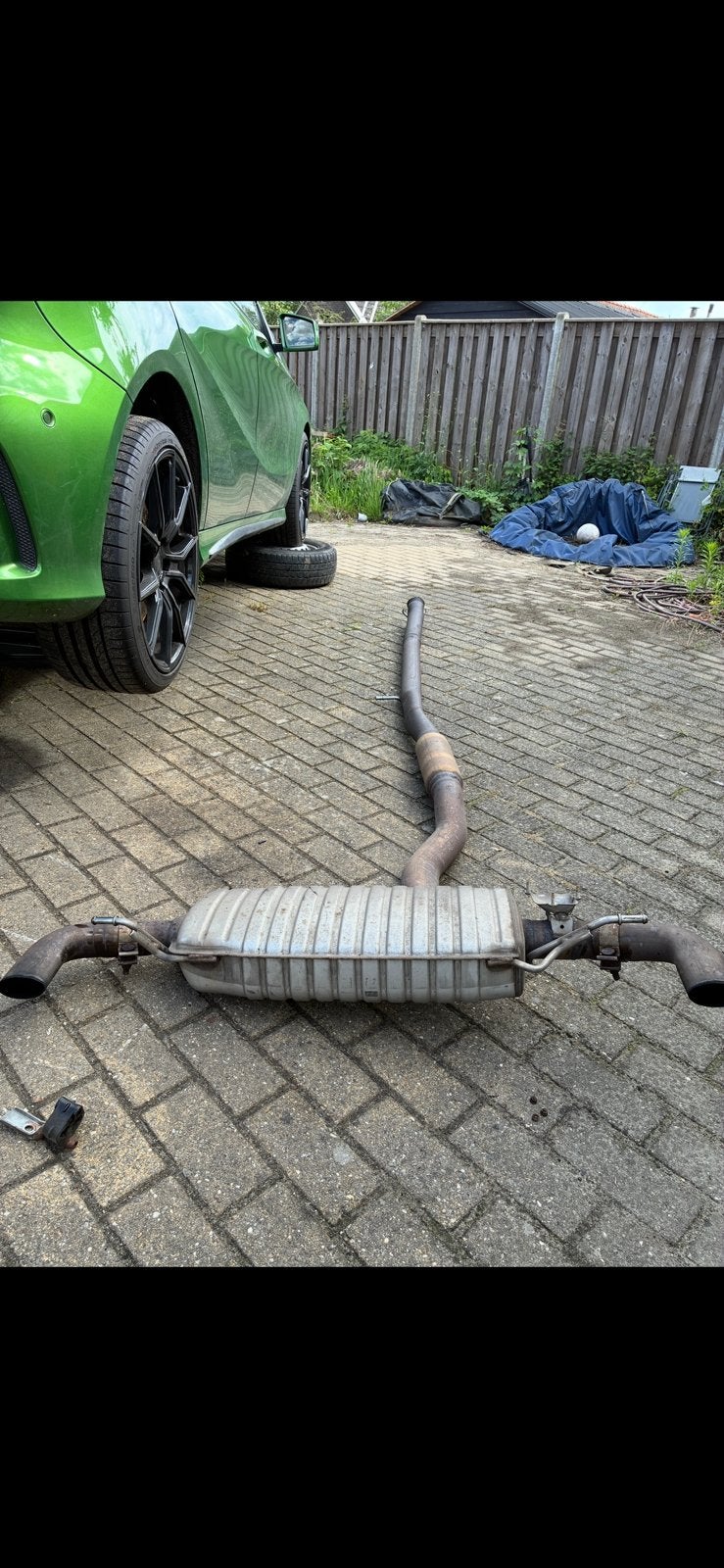 A45 AMG orginele uitlaat, Enlèvement, Utilisé