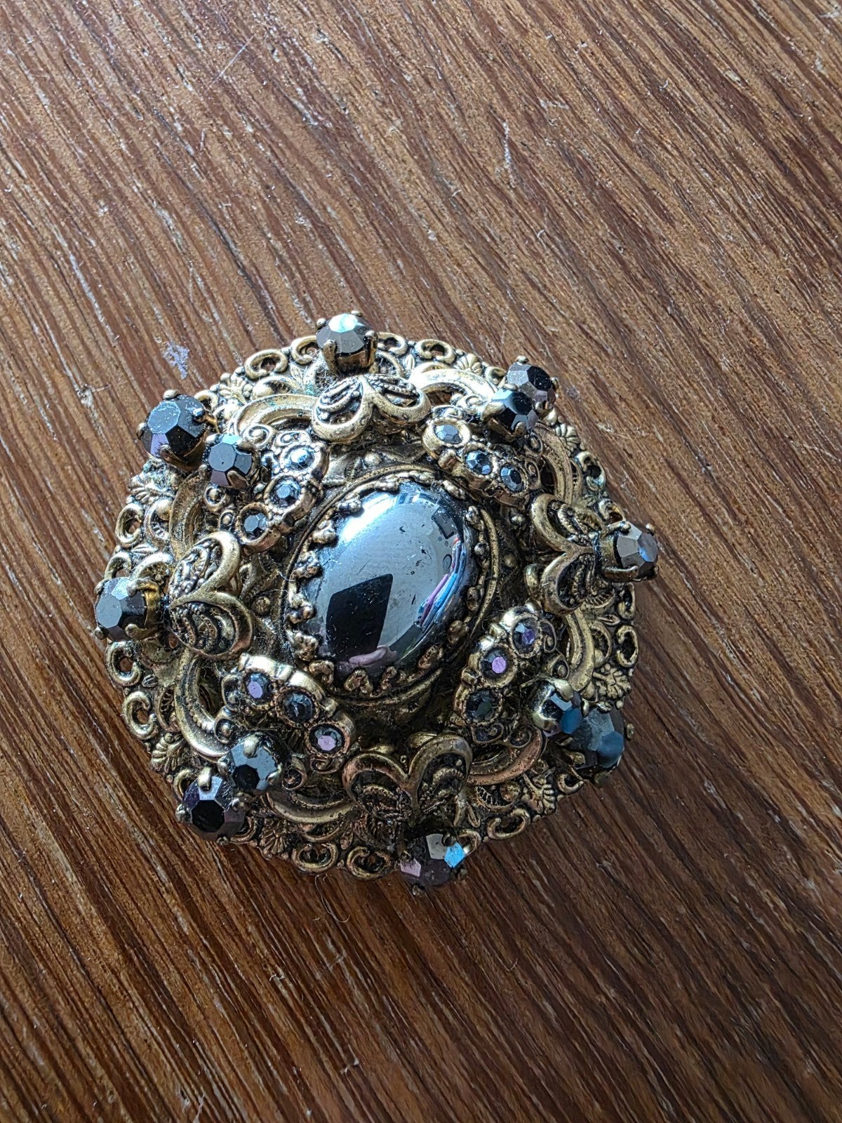 antieke broche, Handtassen en Accessoires, Broches, Ophalen, Gebruikt