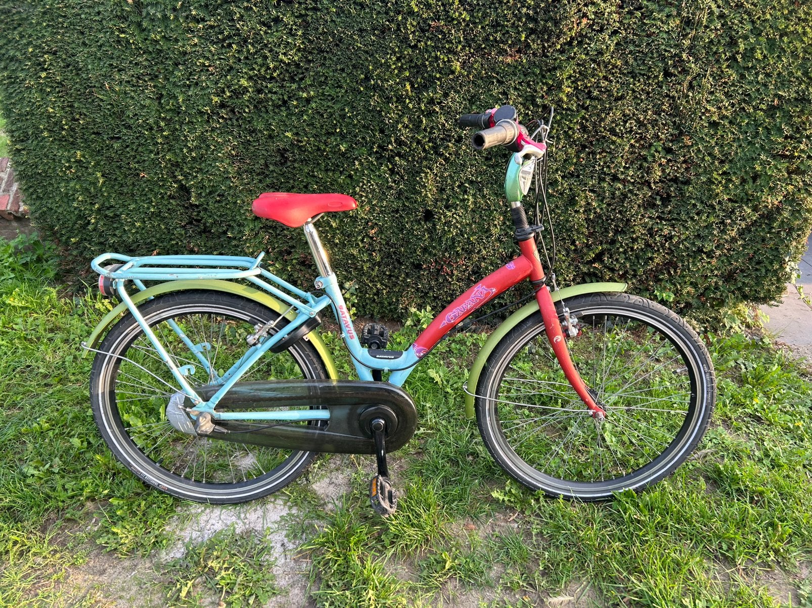 Meisjes fiets kinderfiets batavus, Fietsen en Brommers, Ophalen, 24 inch, Velgrem, Versnellingen