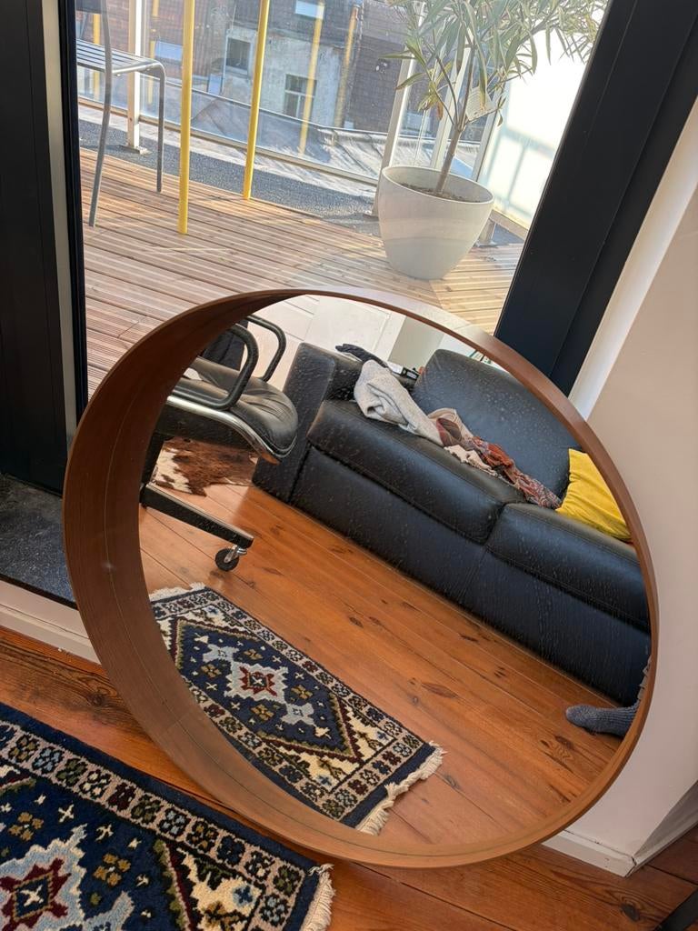 Miroir bois Ikea Stockholm, Maison & Meubles, Accessoires pour la Maison | Miroirs, Enlèvement, Comme neuf