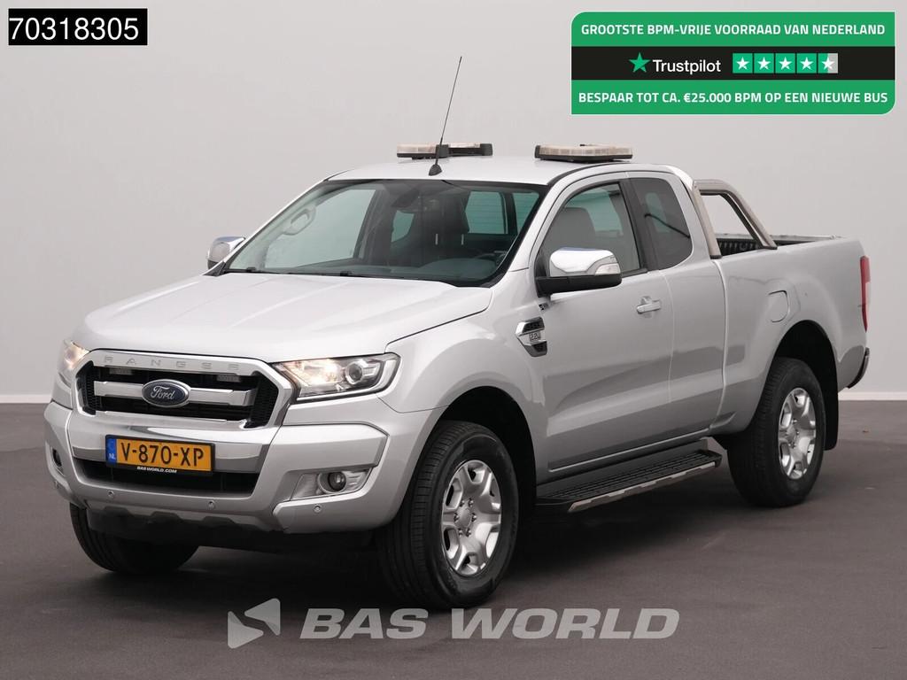 Ford Ranger 160PK 2.2 TDCi Automaat Limited Supercab Trekhaa, Autos, 2198 cm³, Argent ou Gris, Achat, Entreprise