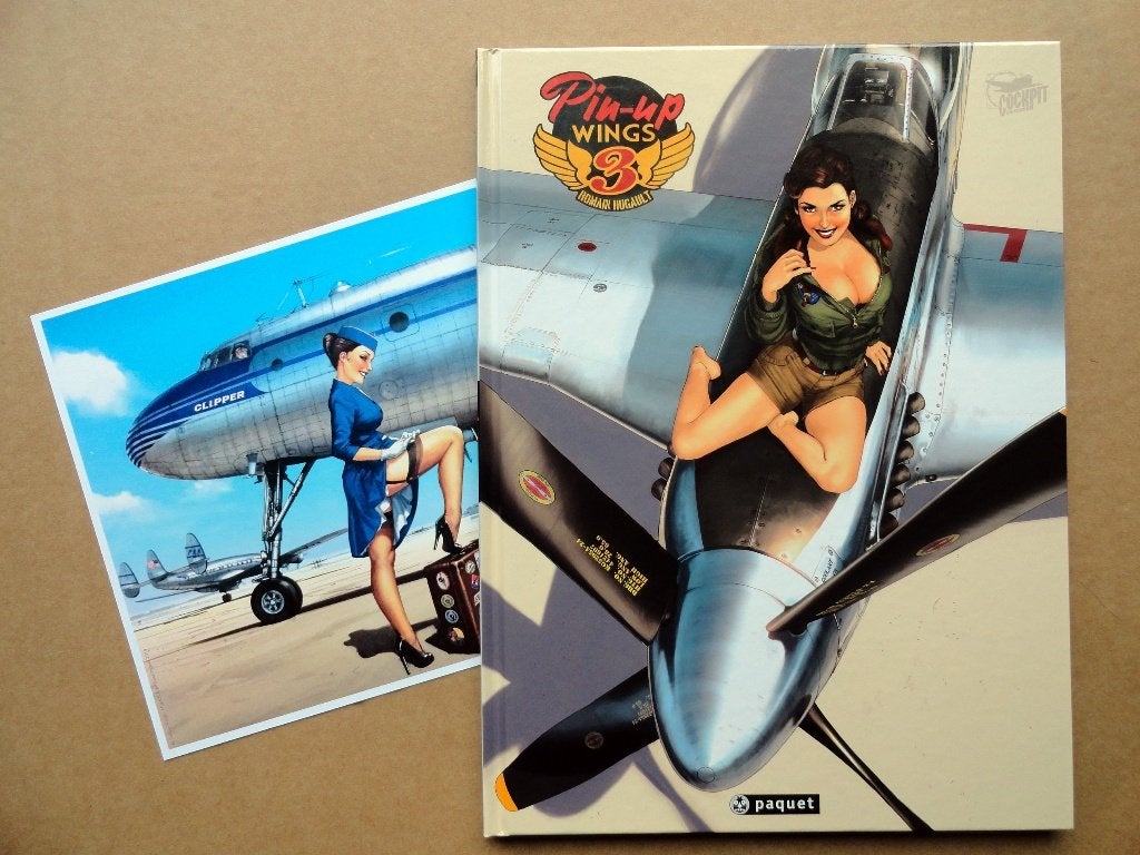 Pin-Up Wings T3 + XL - Art Book - Hugault - 2013 - Paquet, Livres, BD, Envoi