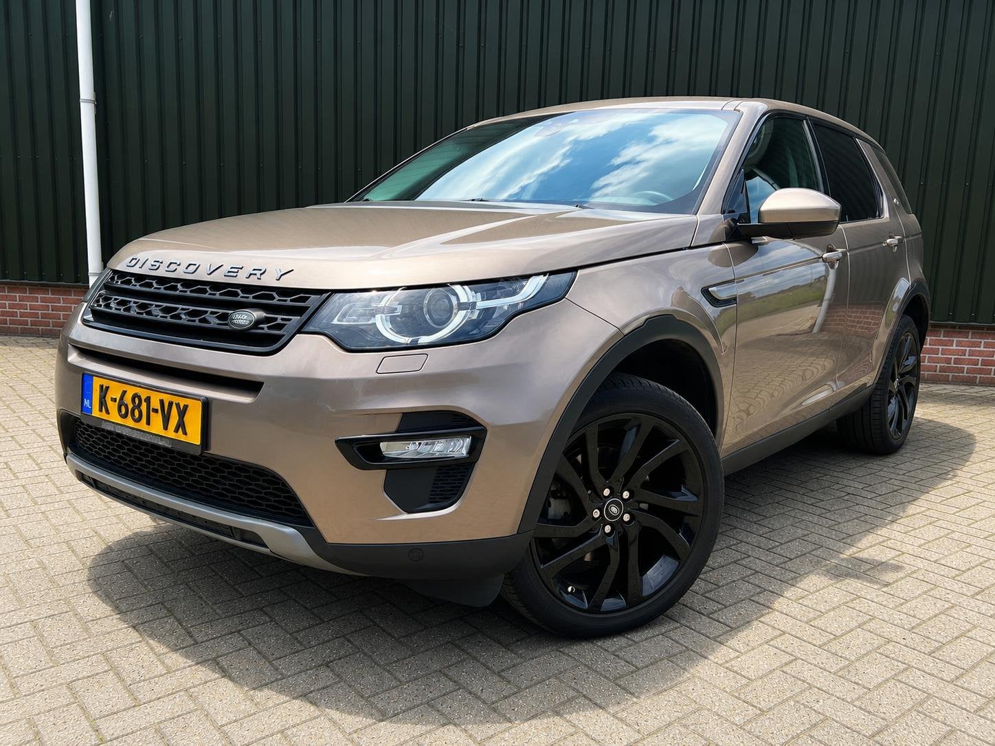 Landrover Discovery Sport 2.0 benz, 7pers.Dealer onderhouden, Auto's, Zwart, Navigatiesysteem, Bruin, 5 deurs