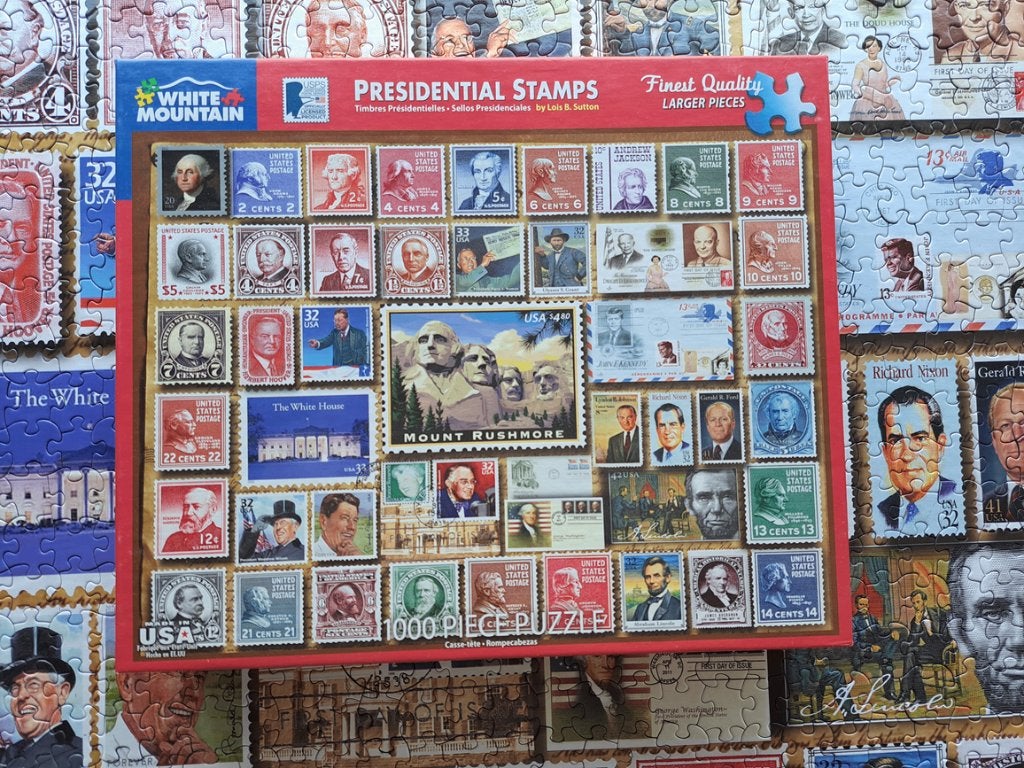 Puzzel 1000 stukjes Presidenten  5 €, Ophalen, 500 t/m 1500 stukjes, Zo goed als nieuw, Legpuzzel