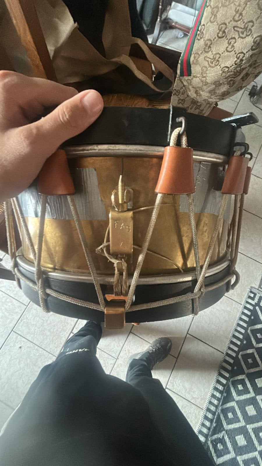 Tambour de gille, Musique & Instruments, Enlèvement ou Envoi, Comme neuf