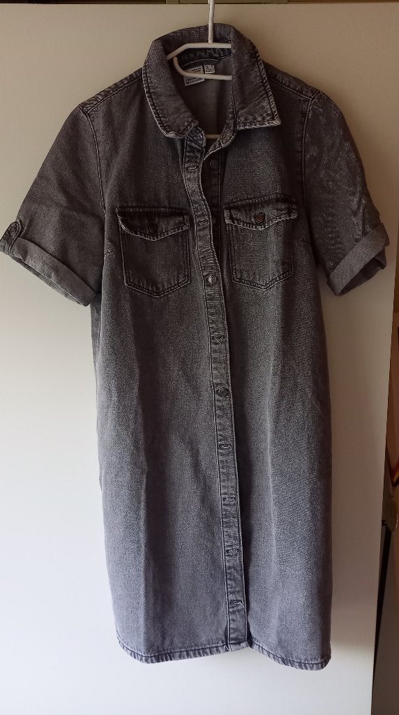 Jeans Kleedje, Ophalen, Vero Moda, Zwart, Zo goed als nieuw