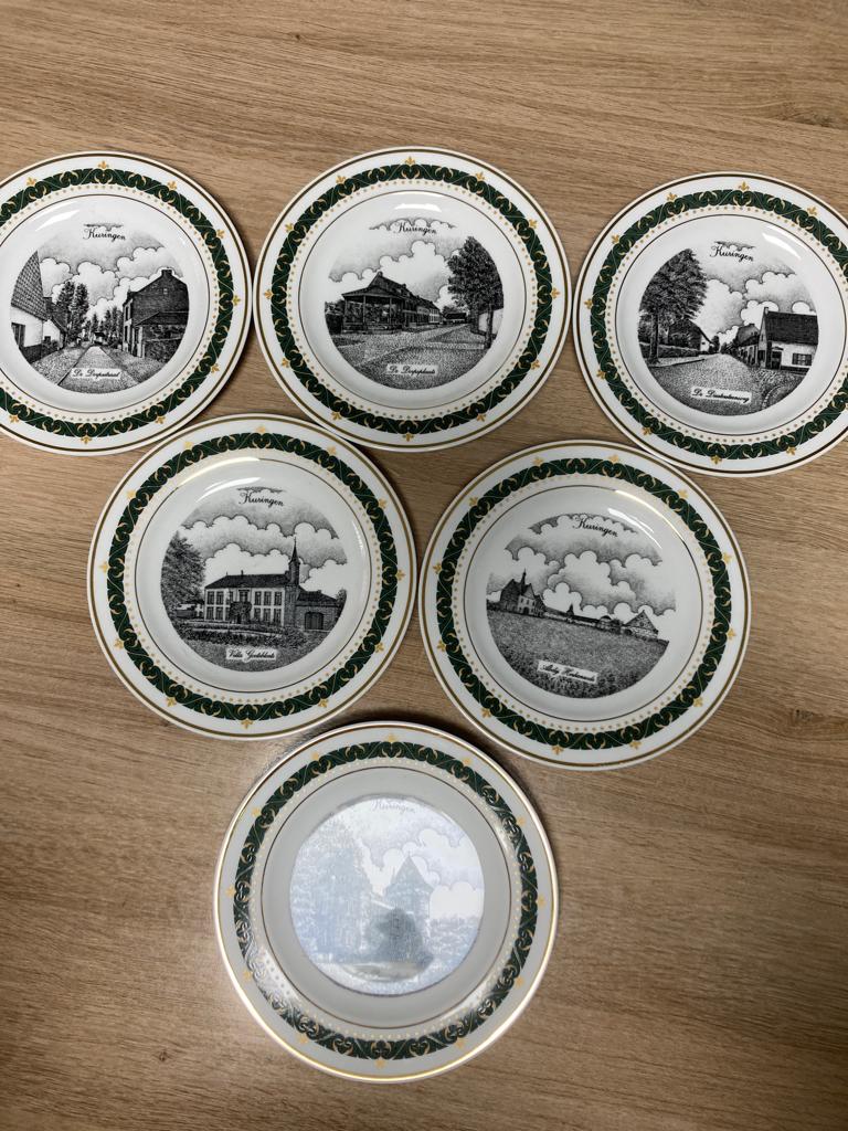 Porseleinen sierborden Kuringen, Enlèvement