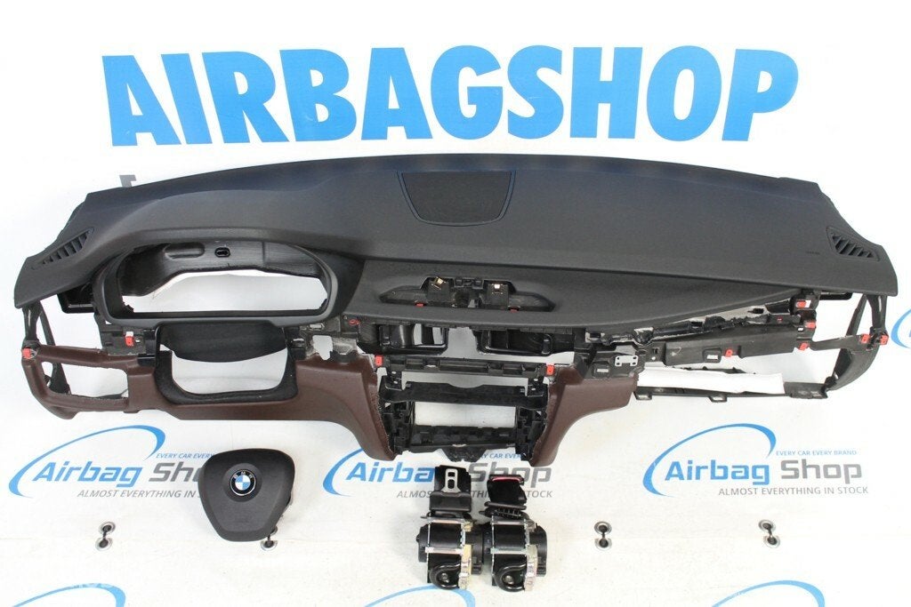 Airbag set - Dashboard zwart bruin BMW X5 F15 (2013-2018), Auto-onderdelen, Gebruikt, Ophalen of Verzenden