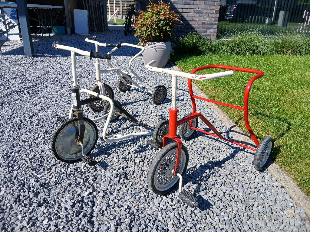 Retro driewielers, Enlèvement, Utilisé