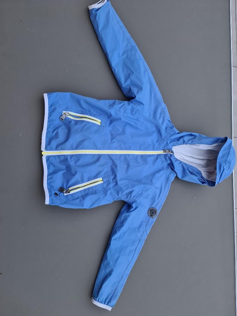 blauwe jas, regenjas, Marc O'Polo, 116, Kinderen en Baby's, Ophalen, Zo goed als nieuw, Jas