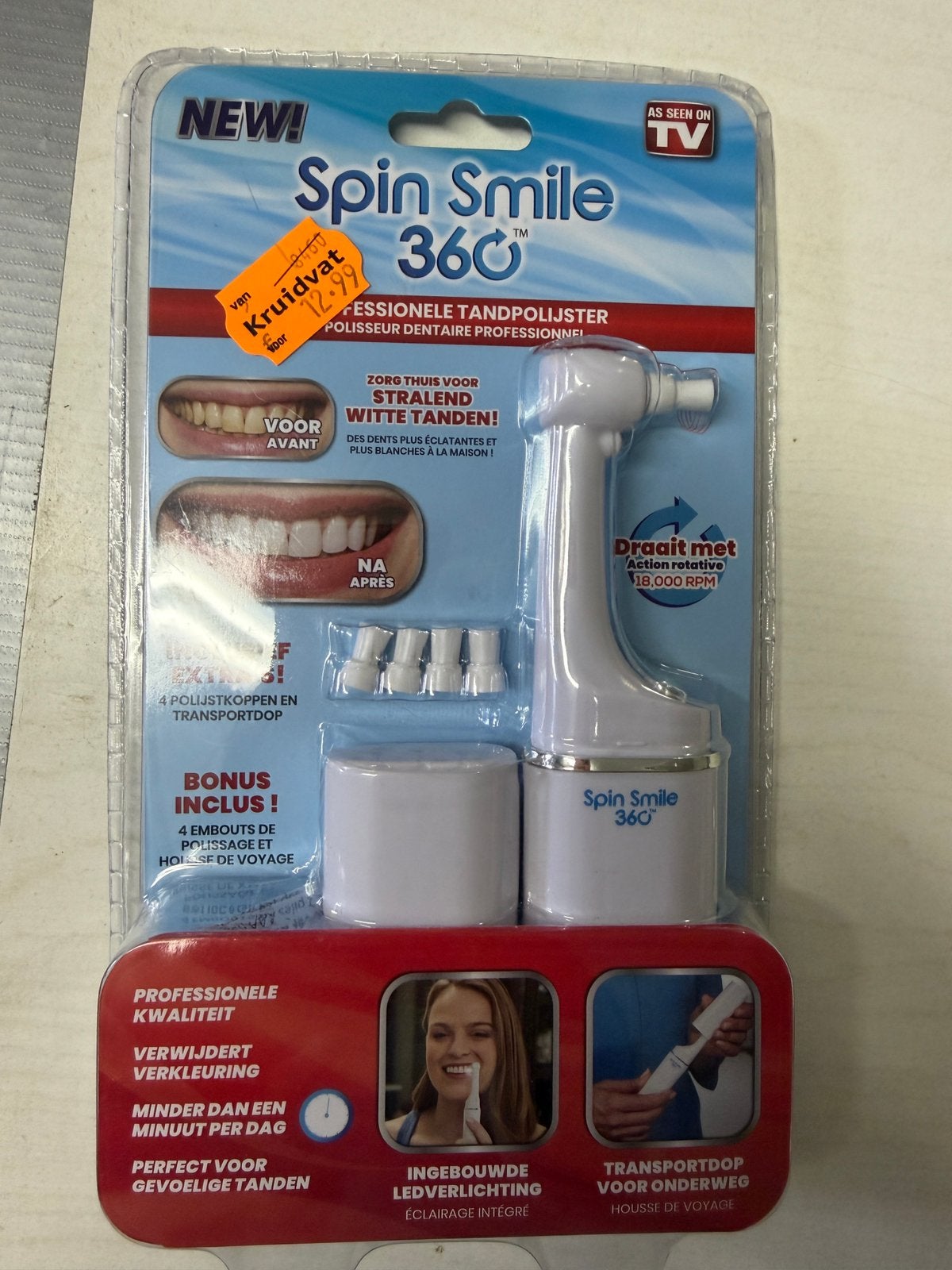 Tandpolijster splinternieuw, Bijoux, Sacs & Beauté, Beauté | Soins de la bouche, Enlèvement, Neuf, Autres types